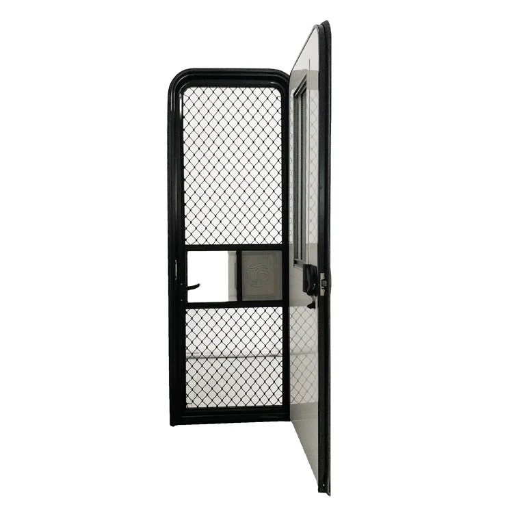 

620x1800mm Double Entry Dutch Door for Caravans and RVs Two-Way Opening with High Visibility & Easy Access Custom Sizes