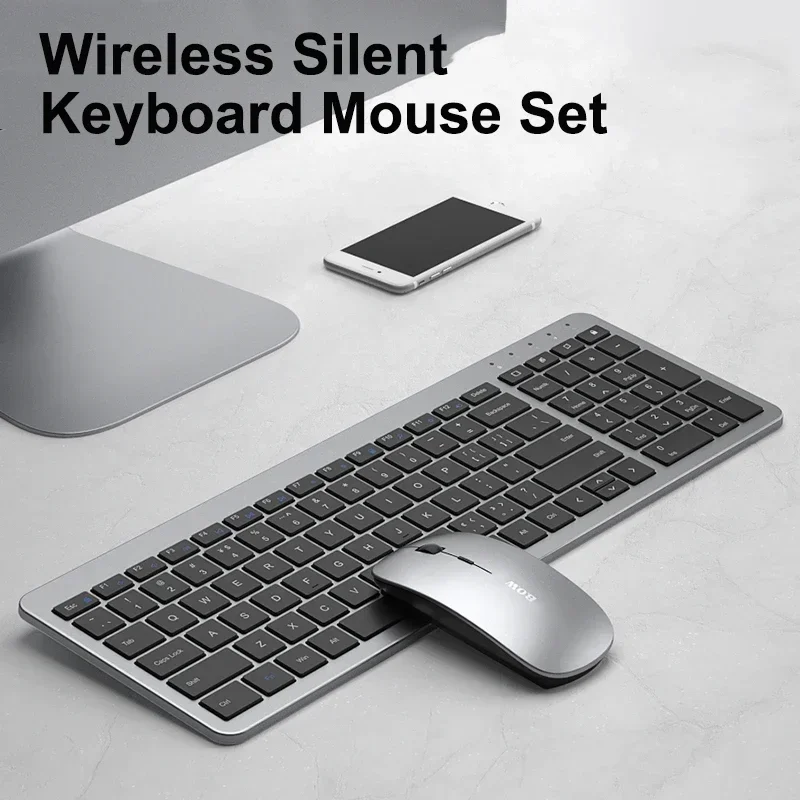 Rechargeable 2.4G Wireless Keyboard Mouse Combo For Macbook Pro PC Gamer Computer Laptop Magic Gaming Keyboard Mouse Set Keypad