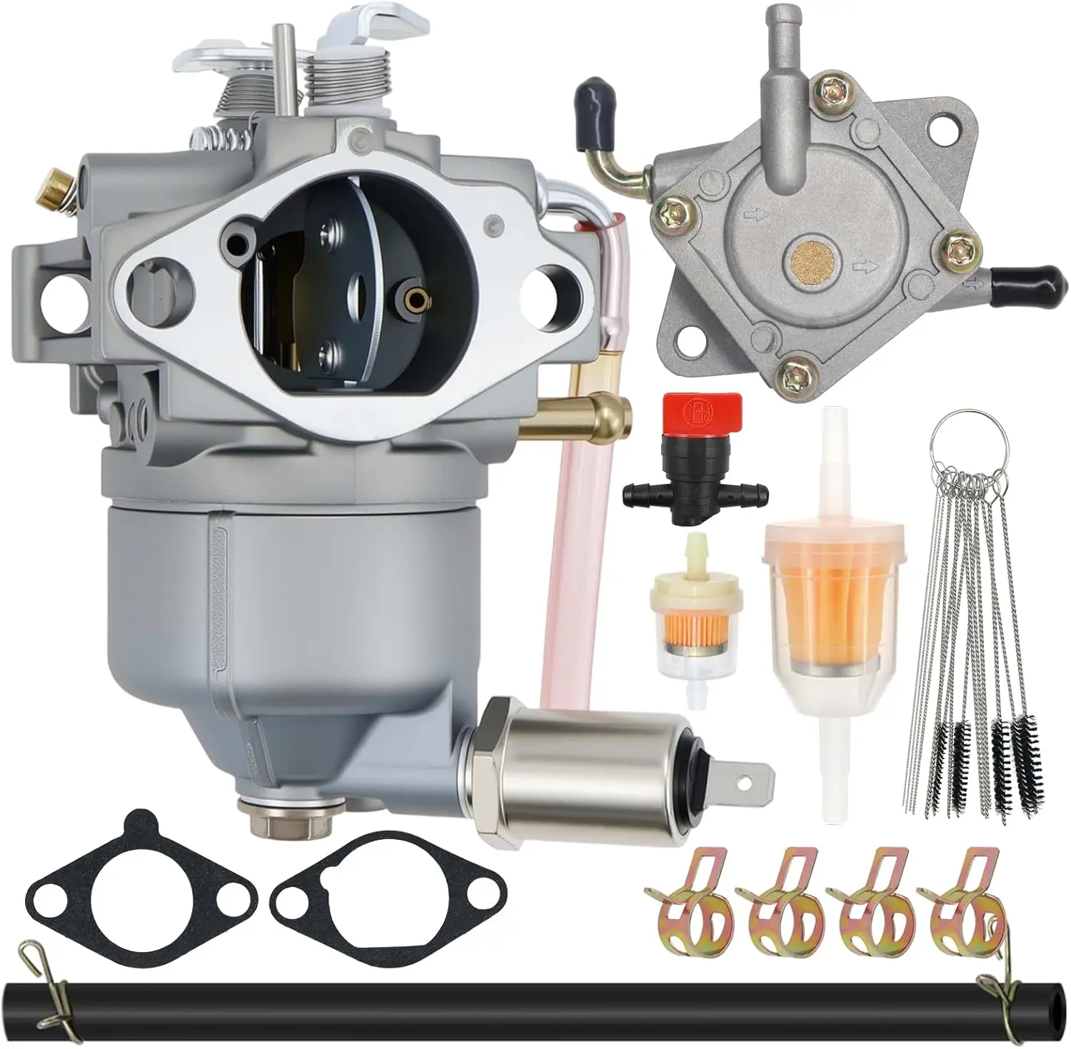 Новый карбюратор AM109205 с топливным насосом AM109212 для John Deere GT242, GT262, GT275, Kawasaki LX175, LX176, LX240, F510, 32124, GX70, GX75