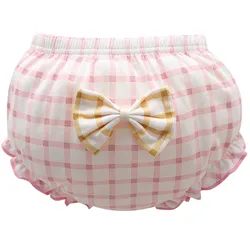 Kids 100% Cotton Underwear Panties Girls Baby Infant Cute Big Bow Shorts For Children Fashion High-Quality Underpants Gifts