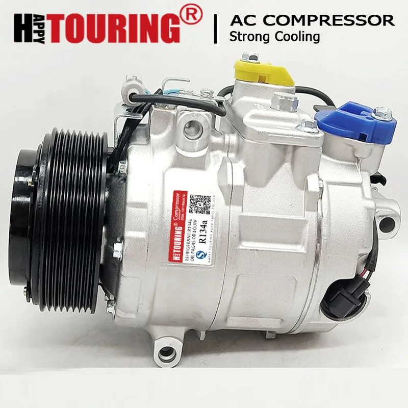 

AC Compressor For BMW F01 F02 740 N55 F07 F10 F18 F11 535i F31 F34 335i 64529217868 447160-3480 64526399060 64529154070