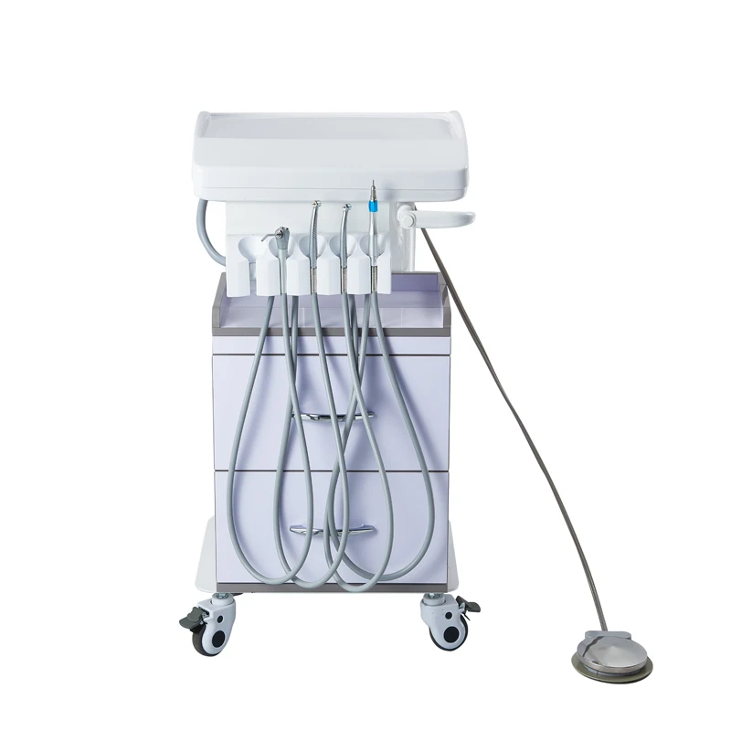 Dental mobile trolley Dental clinic cabinet turbine table pet hospital dental cleaning and beauty machine