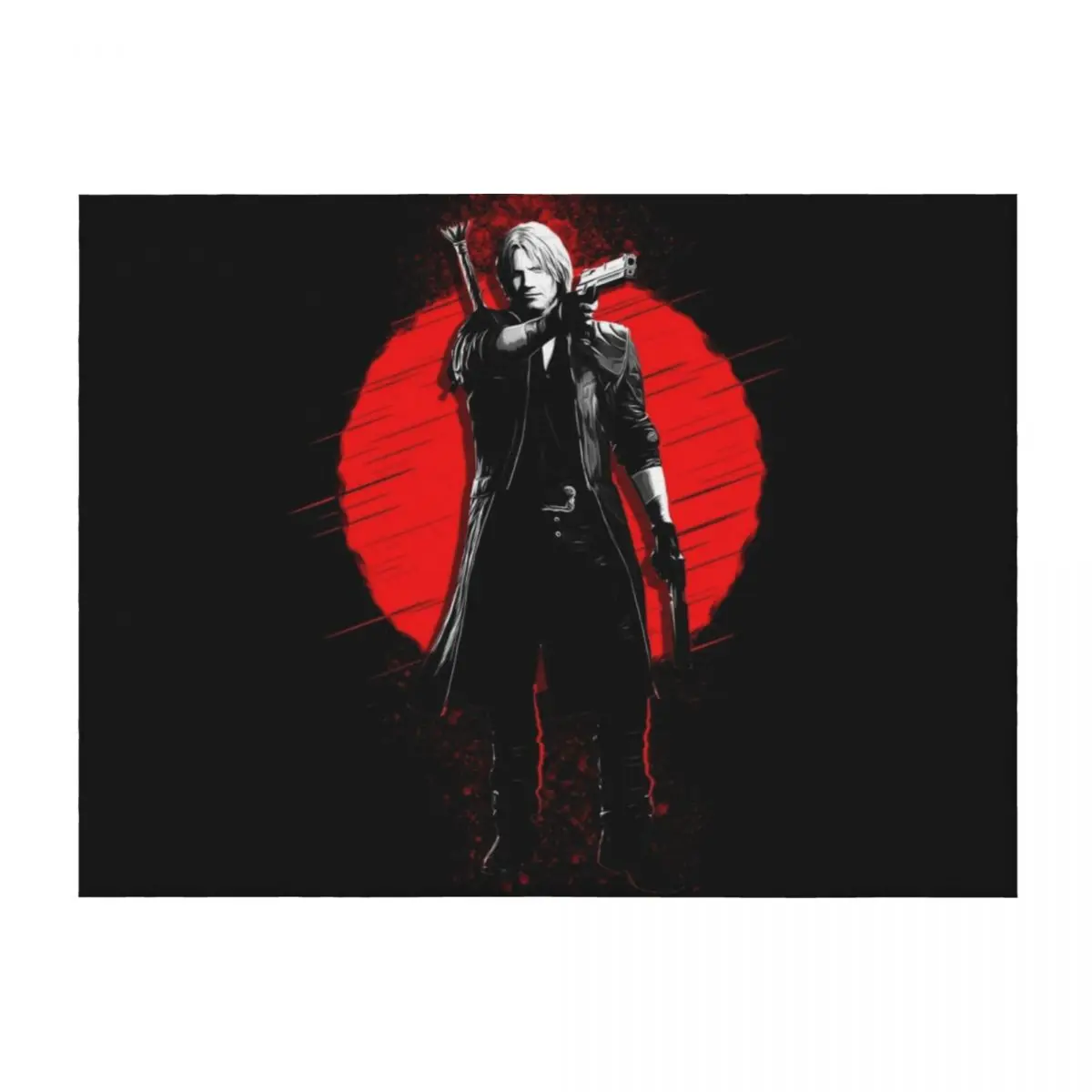 

Dante - Devil May Cry Throw Blanket Vintage Thermal warm for winter Luxury Throw Blankets