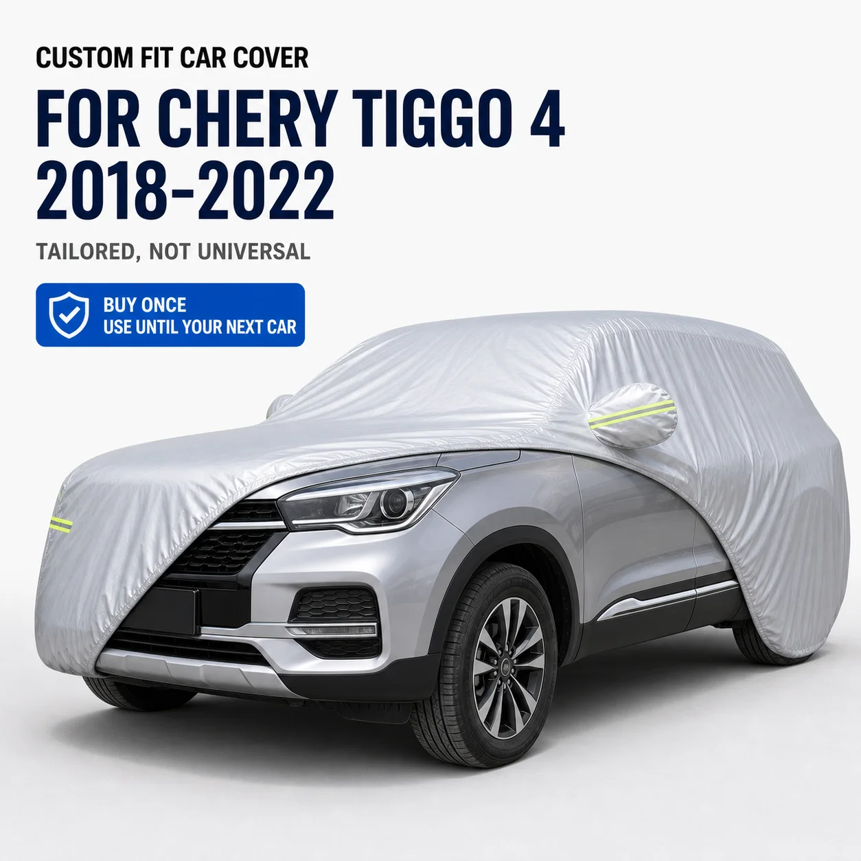 For Chery Tiggo 4 2018-2022 Exterior Car Cover Custom Fit Car Sun Protector Waterproof Dustproof Car Outdoor Protection