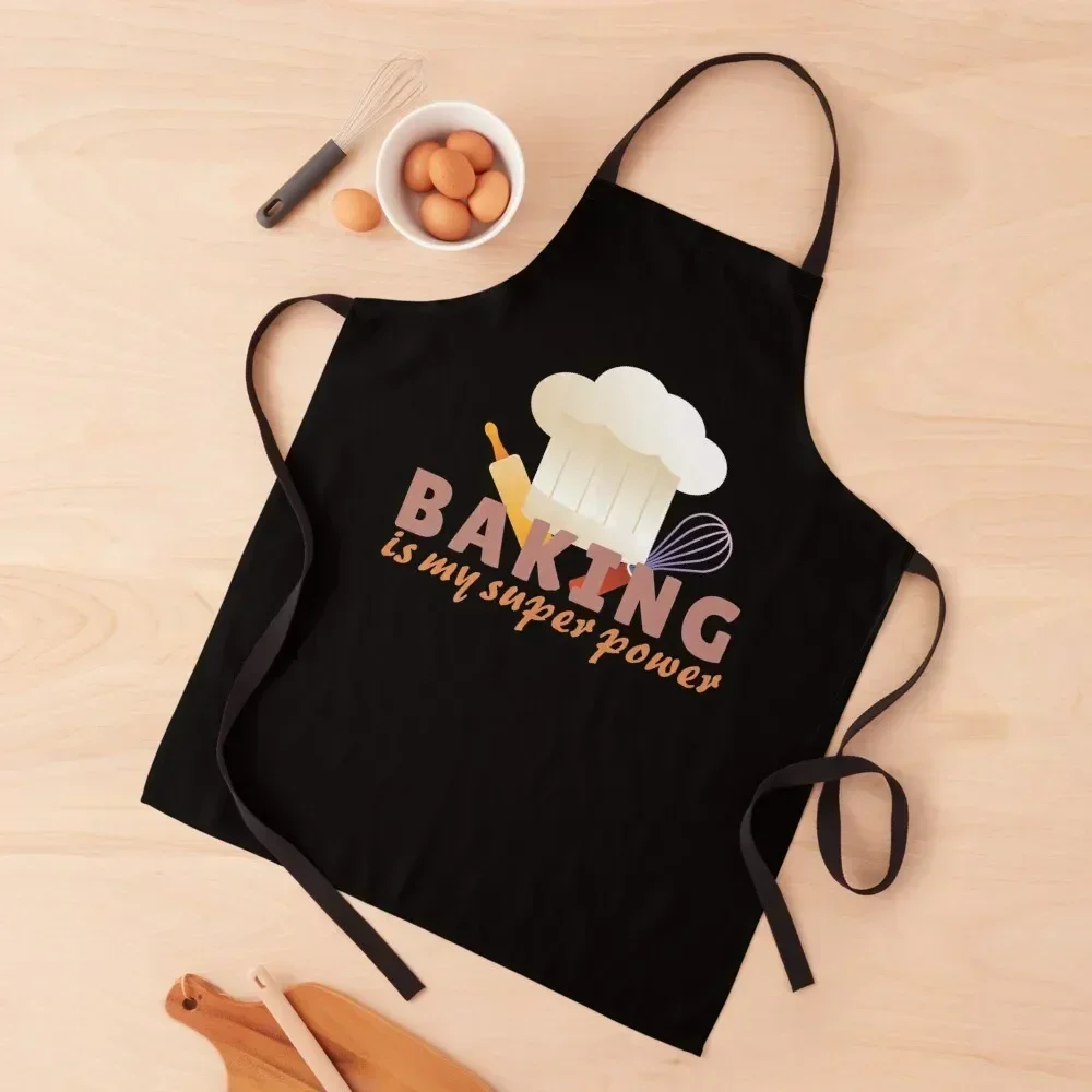 

Baking Is My Superpower Apron Things For Kitchen Kitchen Items For Home Dress innovative kitchen and home items Apron