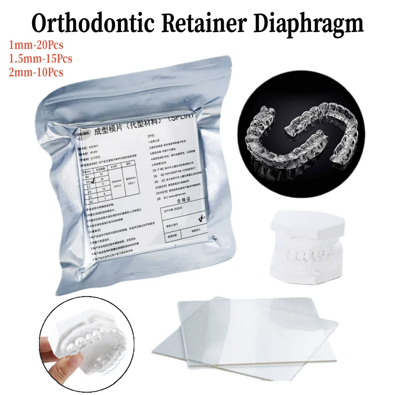 

1.0/1.5/2.0mm Dental Splint Retainer Orthodontic Sheet Thermoforming Material