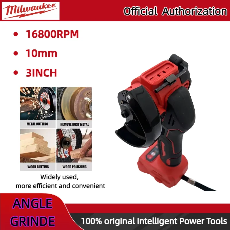 Milwaukee batterie Mini meuleuse d'angle sans fil meulage polisseuse électrique diamant meuleuse de coupe outils électriques pour 20V18V