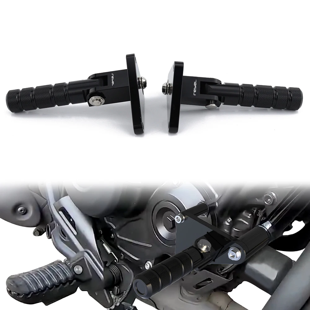 

For Honda CMX 500 Rebel CMX500 2017-2025 Adjustable Footpeg Kit Rider Foot Rests Motorcycle Adjustable Highway Peg Mounts Rider