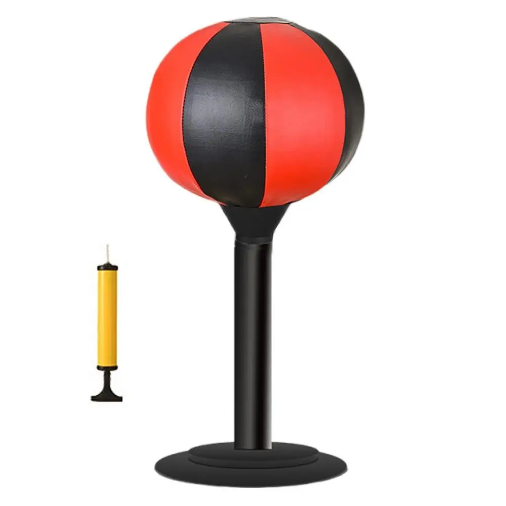Com ventosa saco de pancadas de mesa inflável montável saco de treinamento de boxe montável na parede promover o desenvolvimento