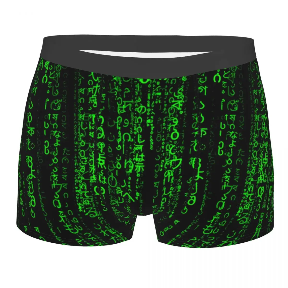 

Секретное нижнее белье Matrix Green Code, мужские трусы-боксеры с принтом, программист, кодирование, шорты, дышащие трусы