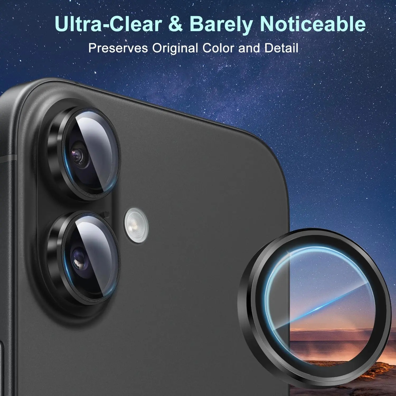 Osłona obiektywu aparatu do iPhone 17 Pro Max Air 16E 16 Plus 15 14 13 Mini 12 11 iPhone17 Akcesoria do ochrony telefonu