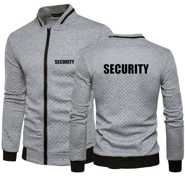 Spring and Autumn Men\'s Security Outdoor Casual Fashion Zipper Jacket Coat