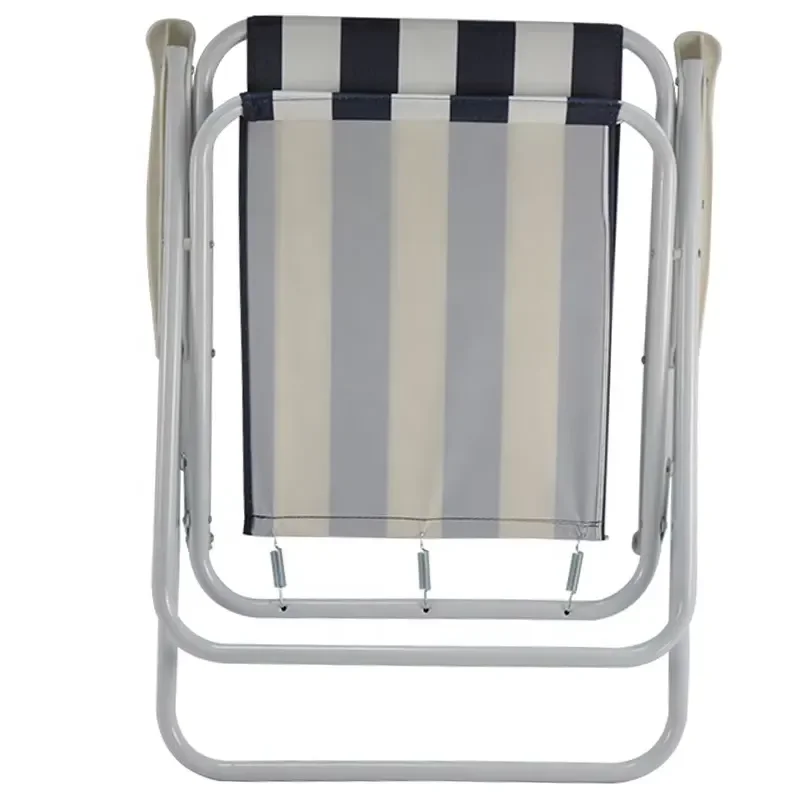 for Portable Comfortable Outdoor Reclining Camping Chair with Armrests Breathable Lightweight