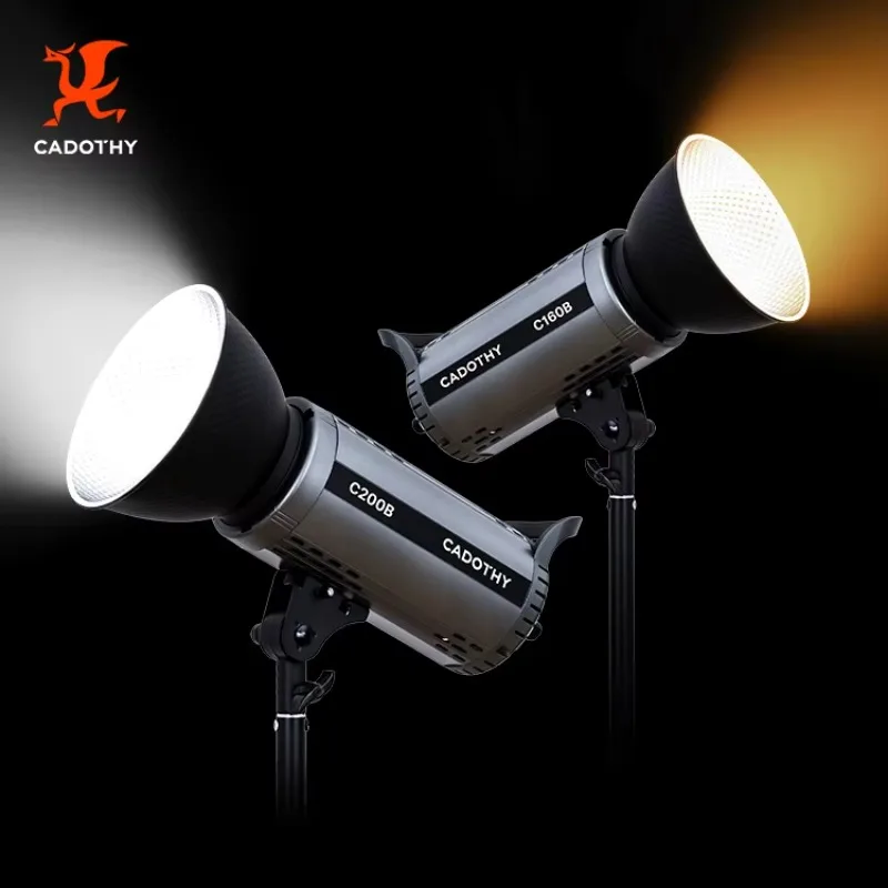 CADOTHY Whole Set C160B 160W Professional Fill Light Bi-Color For Live-Streaming Superior Lighting Live Light