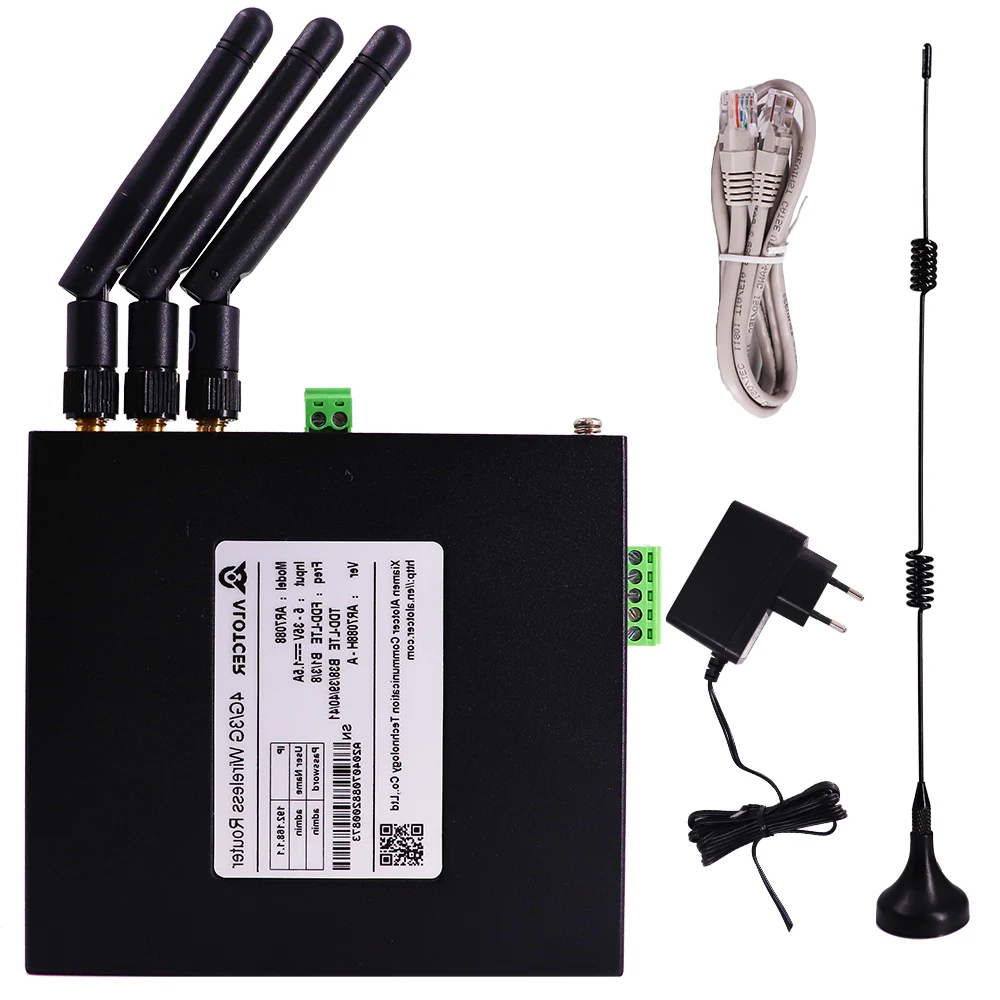 4G LTE industrial router with SIM slot support Open VPN Modbus gateway with FireWall and QoS