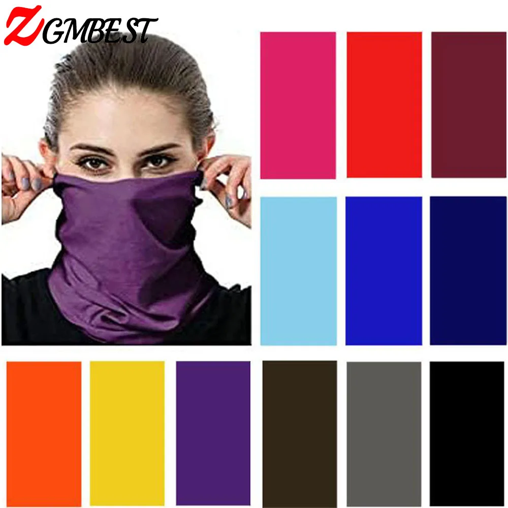 Bandana para motocicleta al aire libre, polaina para el cuello, pesca, senderismo, montar, deporte, máscara facial, diadema, bufanda mágica para hombres y mujeres