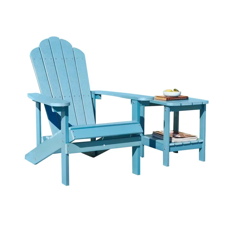 

Outdoor recliner courtyard villa garden terrace leisure table and chairs outdoor rain and sun protection outdoor waterproof wood