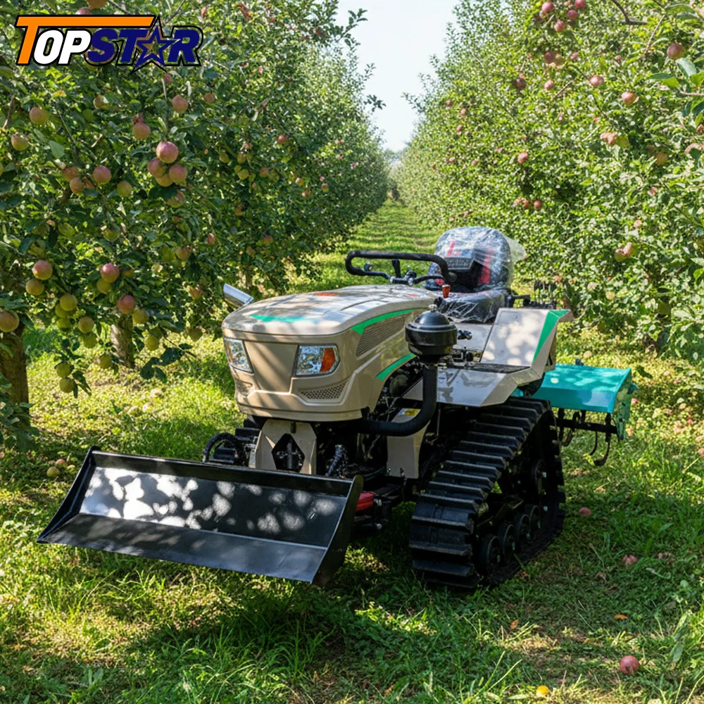 تخصيص 2025 العلامة التجارية الجديدة 35hp الديزل الزاحف جرار الثقيلة المعدات الزراعية ISO CE معتمد مصنع بالجملة