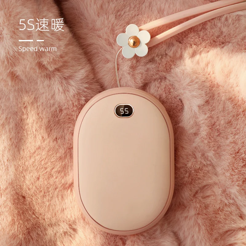 

2-in-1 Hand Warmer Heater USB Mobile Power Supply Rechargeable Warmer Heater Pocket Mini Pocket Electric Heater Warmer