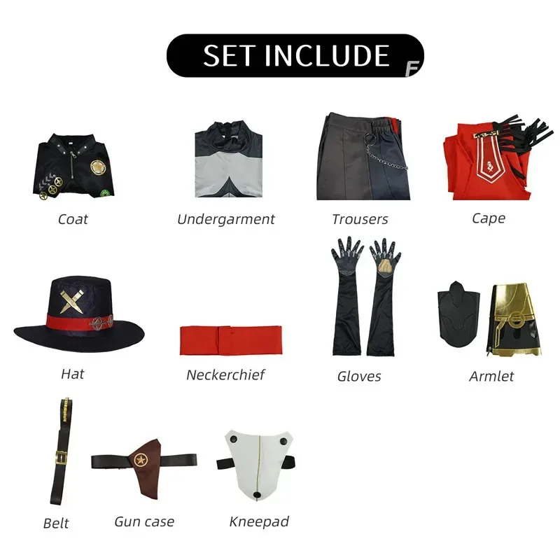 CyBoothill تأثيري حلي هونكاي ستار السكك الحديدية كرنفال موحدة شعر مستعار هالوين ازياء النساء أنيمي لعبة