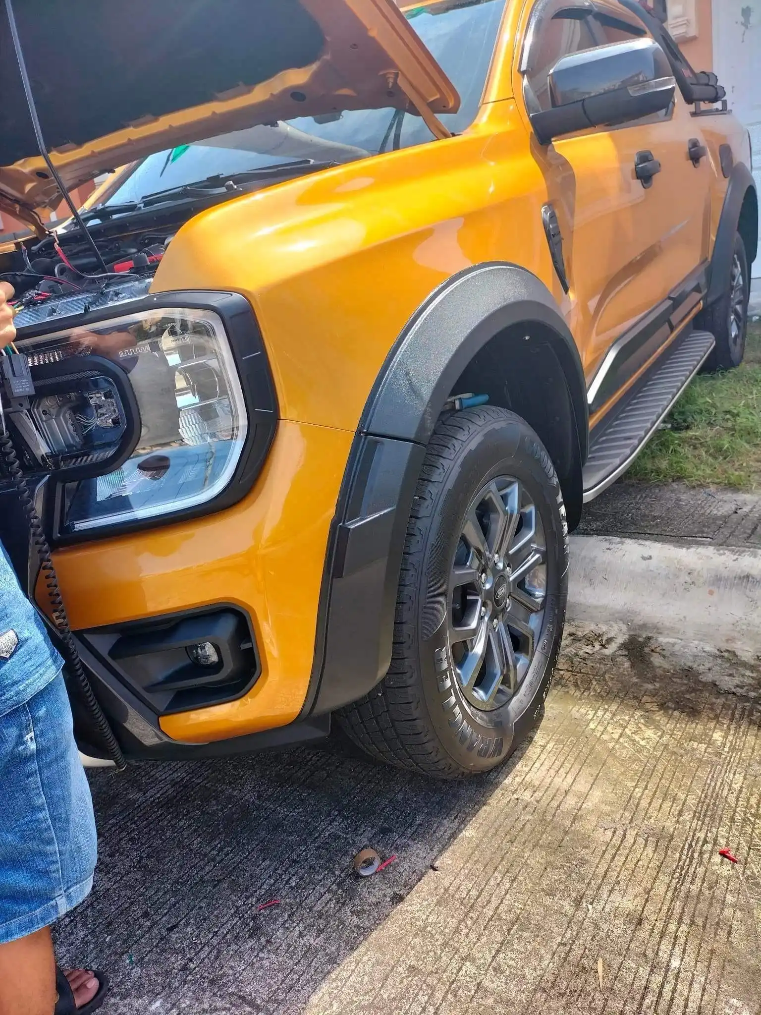 Headlights Head Lights Cover For Ford Ranger Raptor 2023 2024 Next Gen Accessories Car Styling