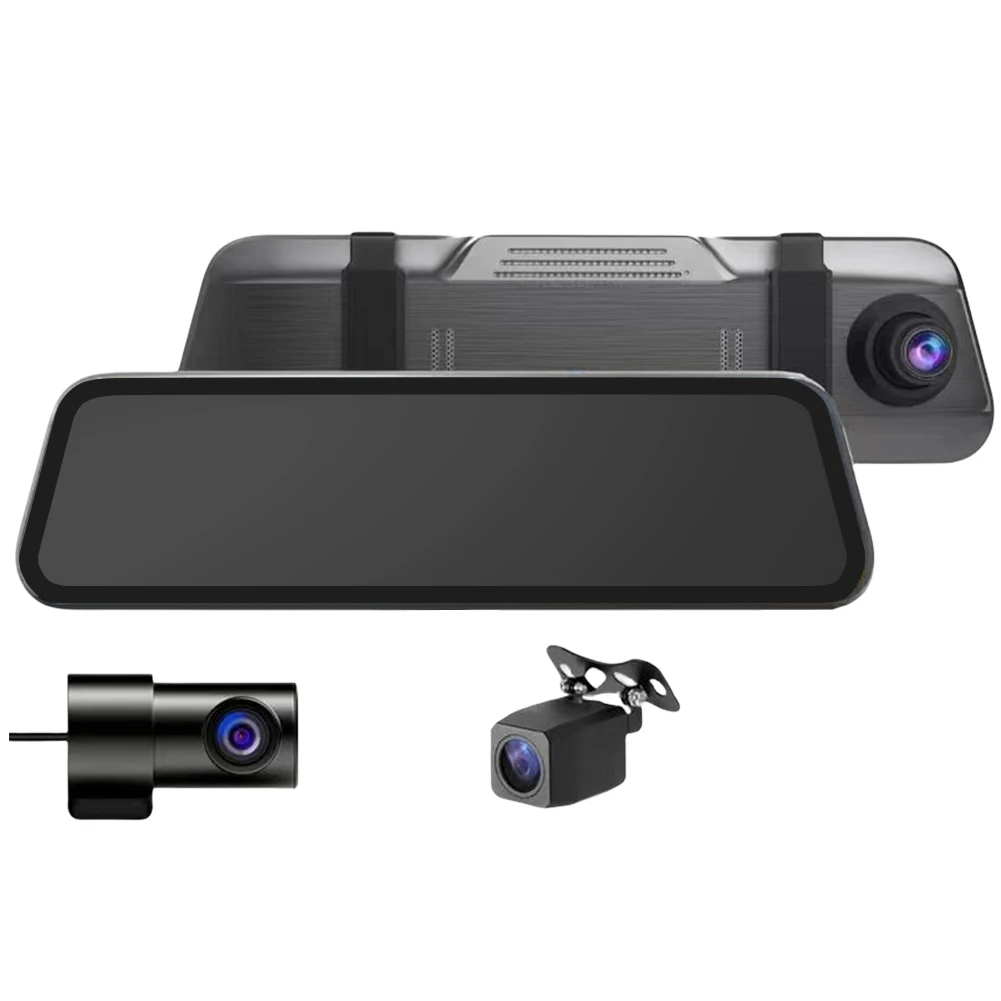 3 Channels Full Touch Screen Car Camcorder WiFi Car DVR HD 1080P Auto Video Camera IR Night Vision Parking Monitor Reverse Image