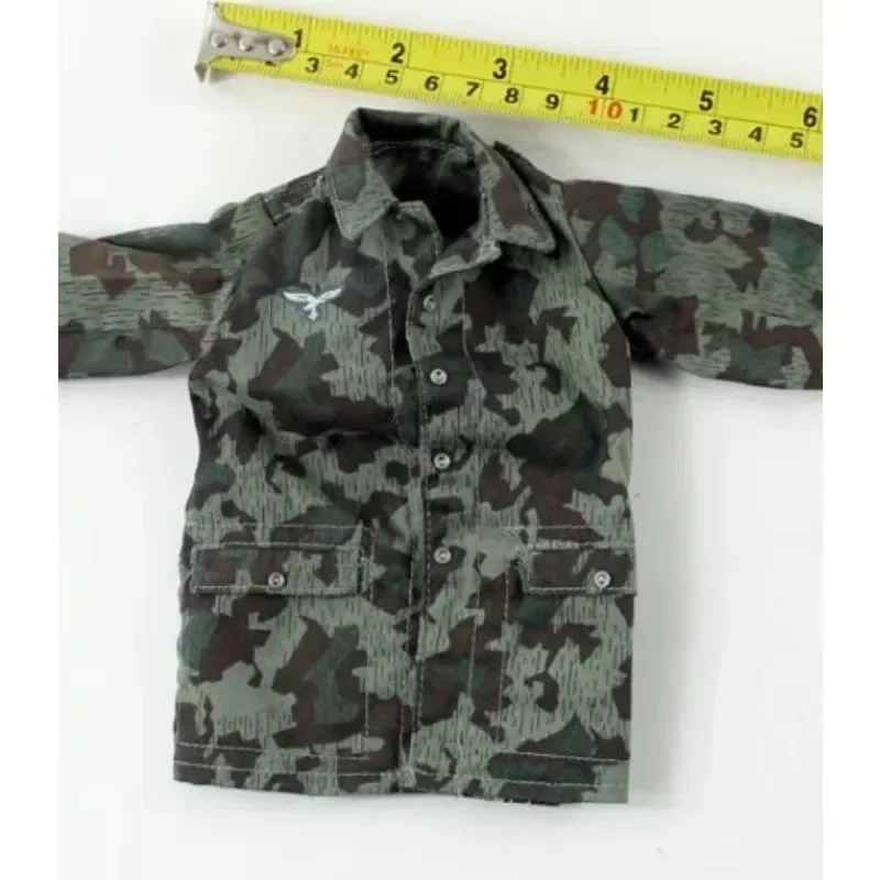 Suéter masculino a escala 1/6, uniforme del ejército alemán de la Segunda Guerra Mundial, Tops, abrigo de manga larga, chaqueta, modelo de ropa para muñeca de cuerpo de soldado de 12"