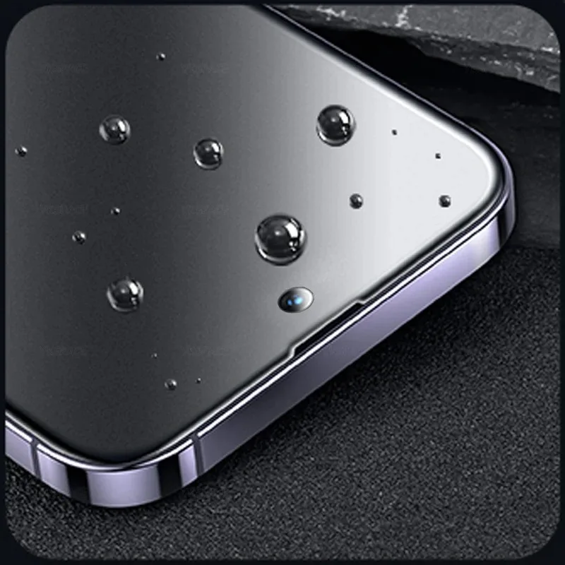 1-3 Piezas Vidrio Templado Mate Antihuellas con Desbloqueo para Samsung Galaxy S26 S25 Edge S24 Ultra S23 S22 Plus Protector de Pantalla 4