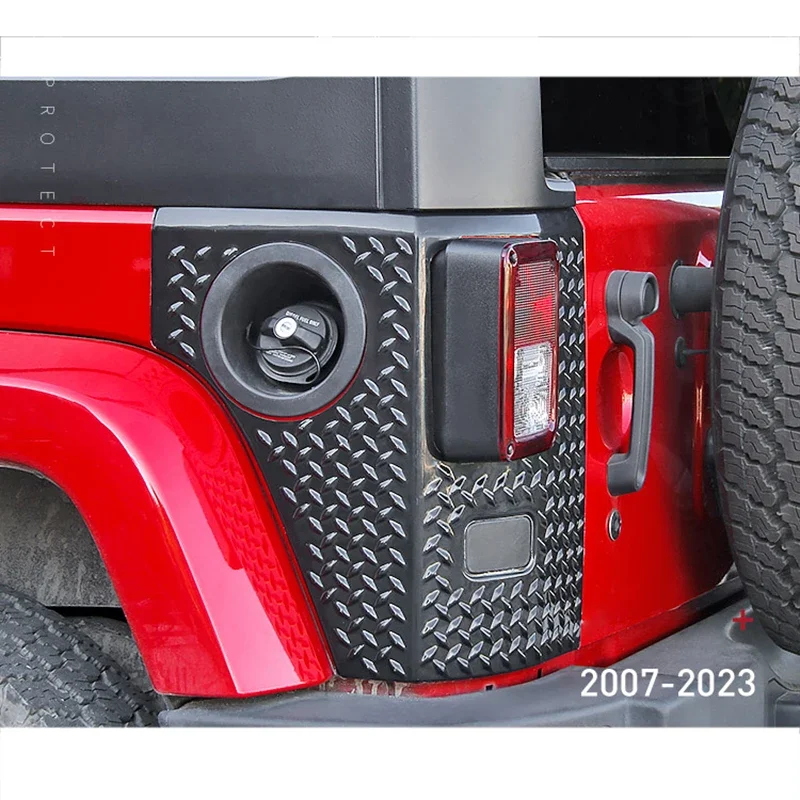 

car taillight cover protect wheel brow corner trims for jeep wrangler jl jk 2007-2023 decoration kit part modify auto