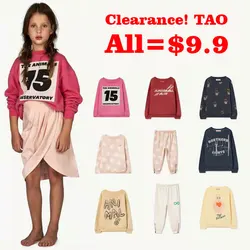 Clearance Sale Children Sweatshirt T-shirt Pants Boys Girls Fashion Cool Printed Long-sleeved Plush Pullover Kid Clothes