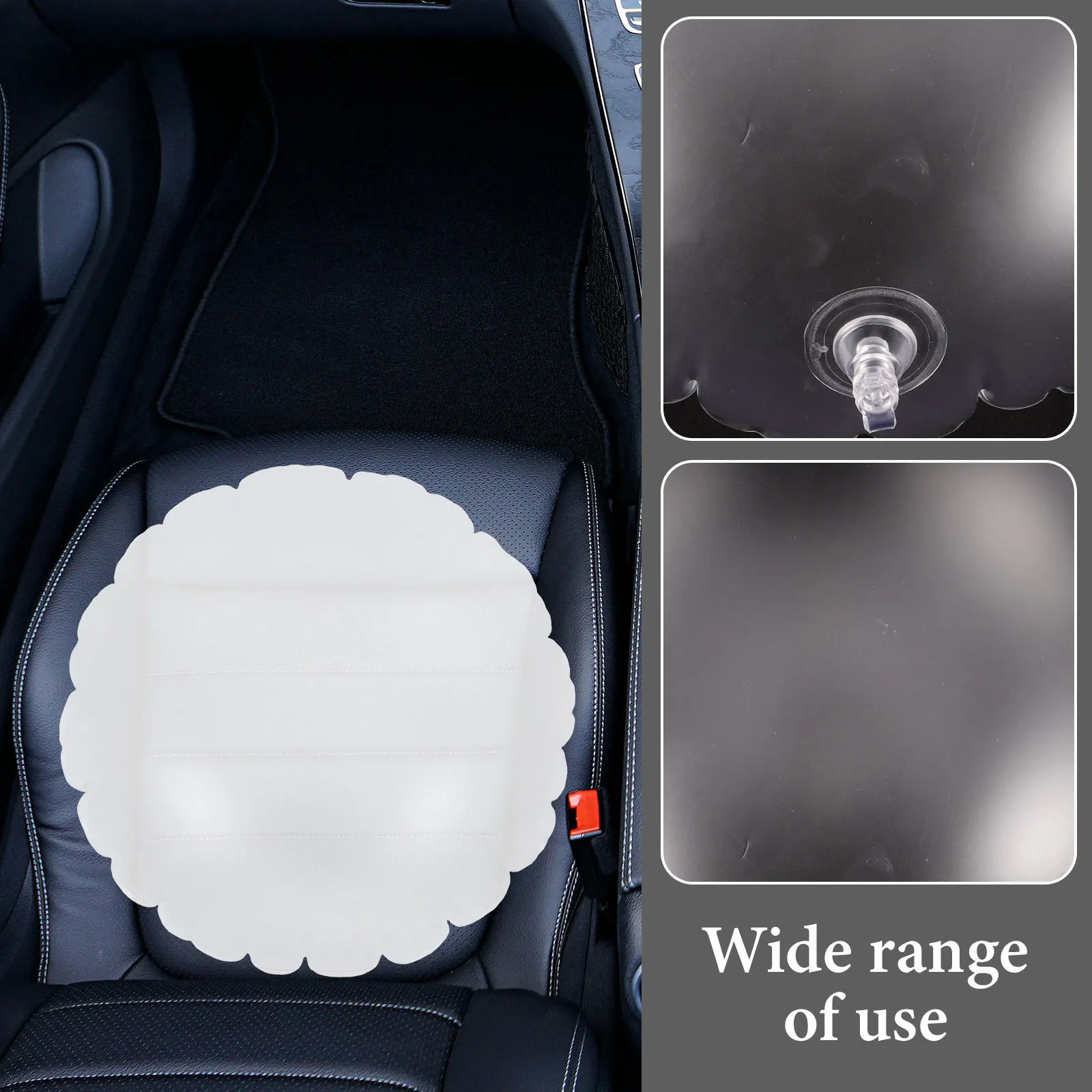 

Clear Inflatable Pillow Insert Portable Outdoor Camping Pillow for Travel Car Office Garden Lightweight Comfortable Back Support