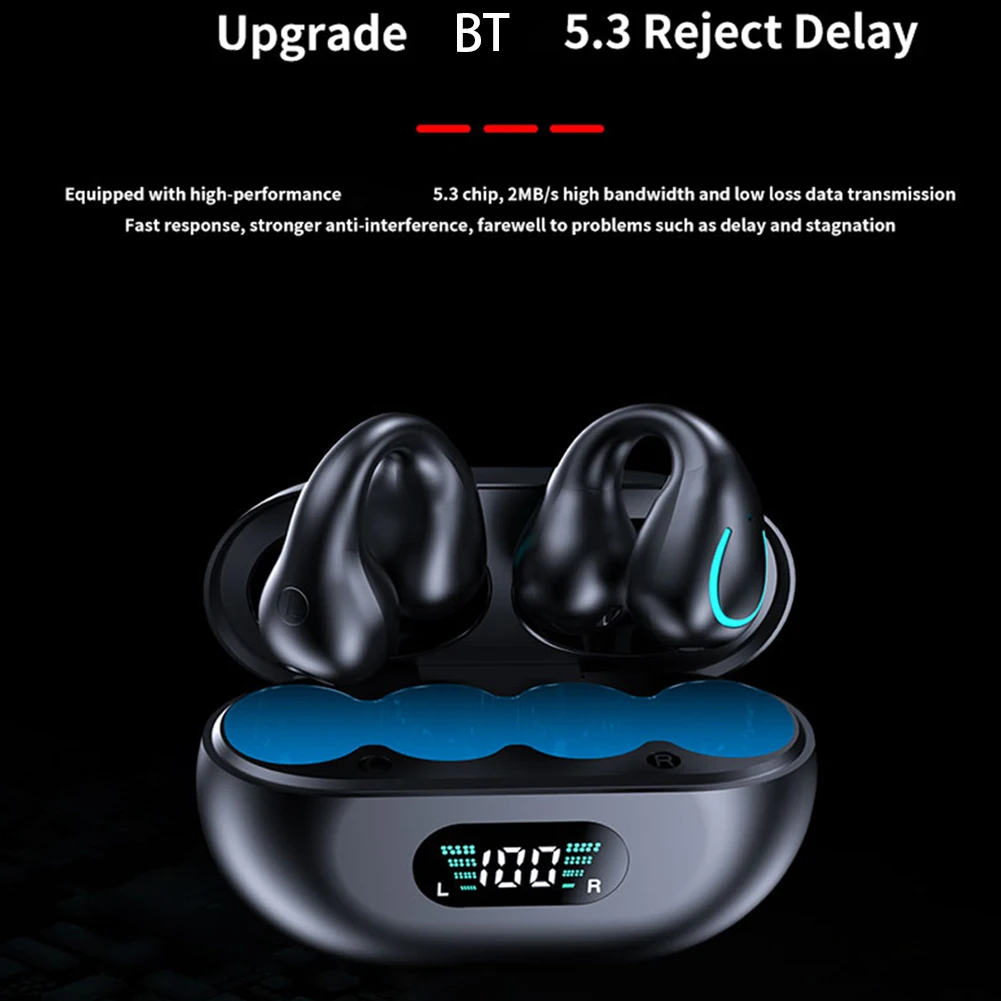 YYK-Q71 Languages Translation Earbuds 144 Language LED Digital Display Headphones Charging Case Adjustable Translator Earphone