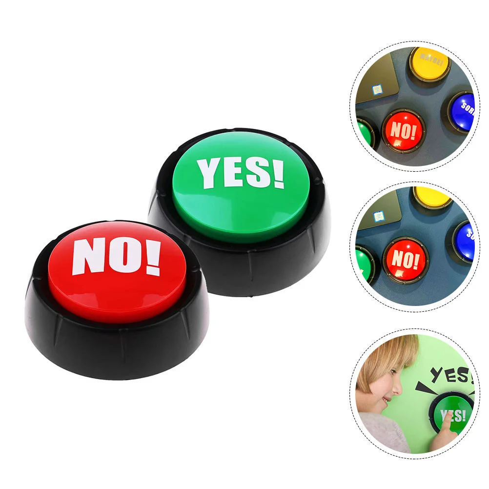 Button Sound Answer No Yes Party Buzzer Buzzers Talking Game Quiz Buttons Record Alarm Show Desktop Contest Desk Prank Tool