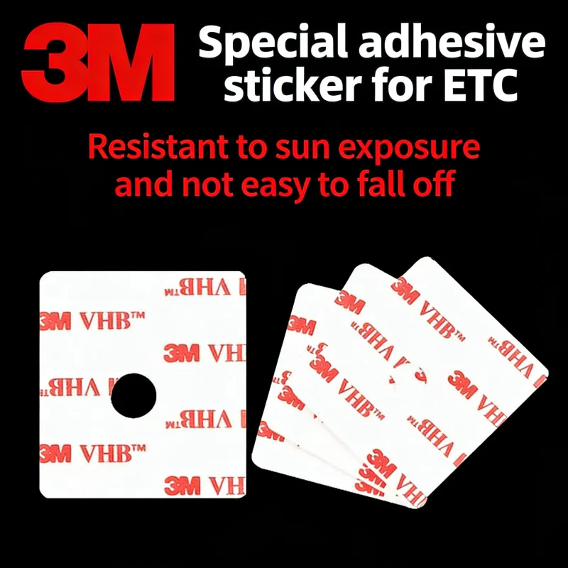 3M 10PCS Double-Sided Tape ETC Strong Adhesive Automotive Specific Tape High Viscosity Universal Solid Tape High-temperature