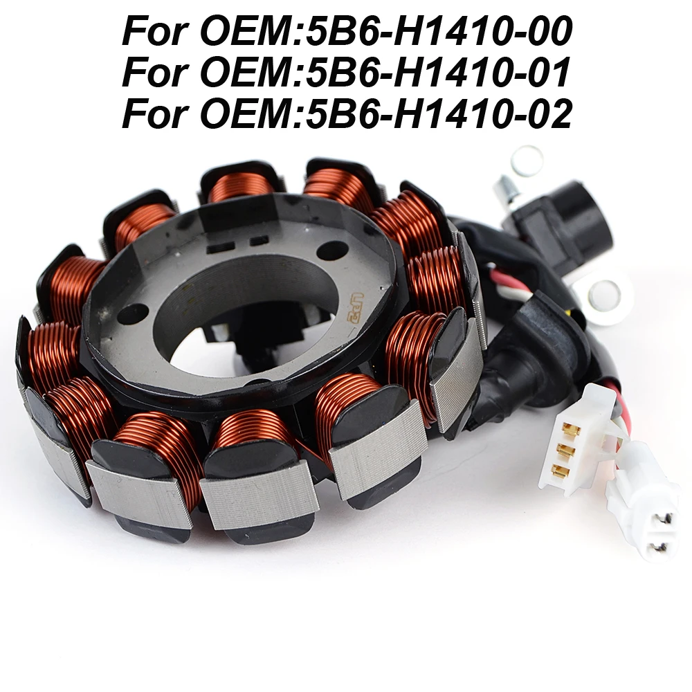 

TTR 110 Magneto Generator Stator Coil For Yamaha TTR-110E TTR110E 2008-2025 TT-R110EX TTR110EX TT-R110EY TTR110EY 5B6-H1410-00