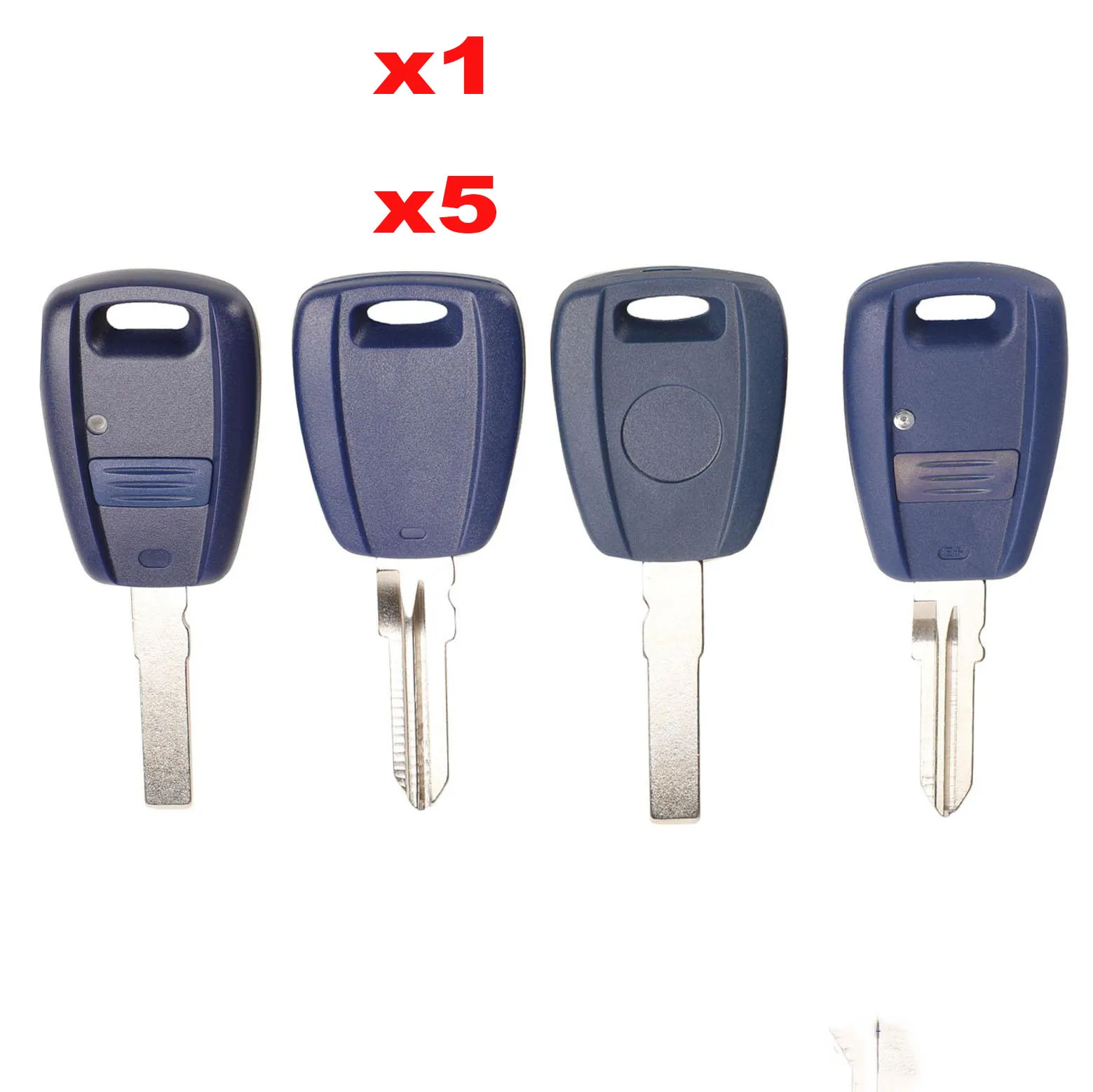 jingyuqin x1 x5 Transponder Ignition Car Key Without Chip Cover Case For Fiat Punto Stilo Seicento With Uncut Blade GT15R
