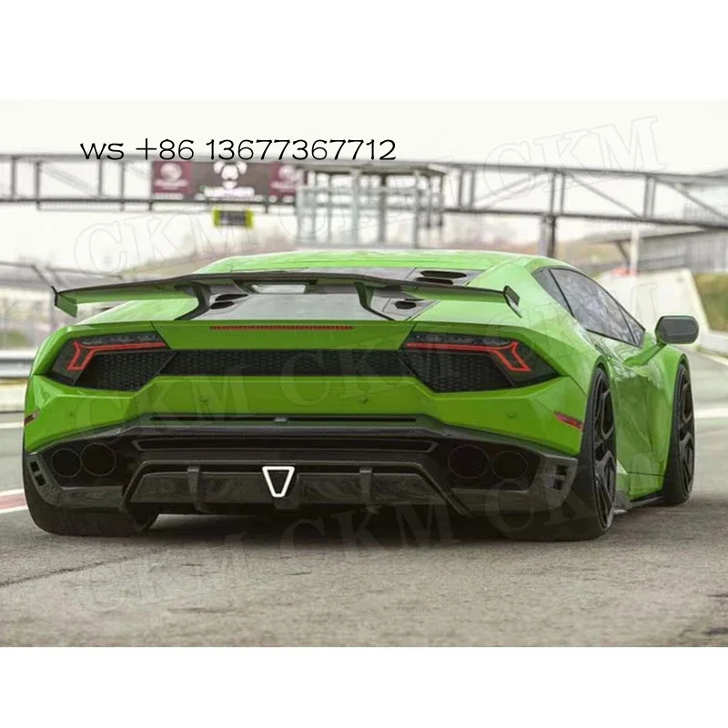 

Dry Carbon Fiber LP580 LP610 Guard Auto Parts Rear Bumper Diffuser Body Kits Car Accessories