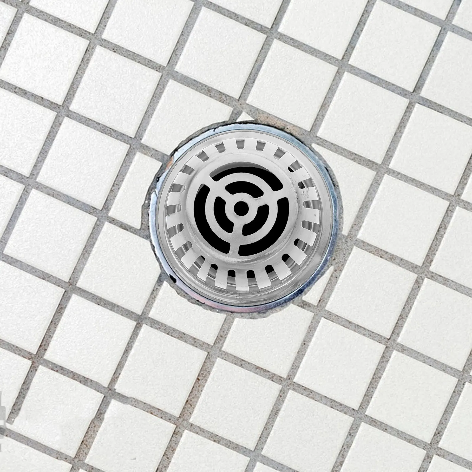 

Stainless Steel Round Balcony Floor Drain Dome Strainer Outdoor Gutter Guard Drain Covers Anti Block Filter for Home Yard Roof