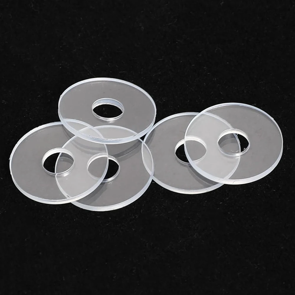 Clear Hard Flat PVC Washers M1.2 M1.4 M1.7 M1.8 M2 M2.5 M3 M3.5 M4 M5 M6 M8 M10 M12 Insulation Transparent Gaskets Ring Spacer