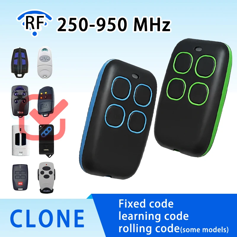 Multi-frequency Universal Garage Control Door Remote Controller 280-868mhz Gate Control 433mhz 315 390 Copier Duplicator