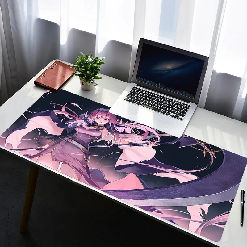 

Mouse Pad PC Accessories Hololive Mori Calliope Mousepad Laptop Non Slip Extended Pad Rubber Keyboard Pad Desk Gaming Mouse Mat