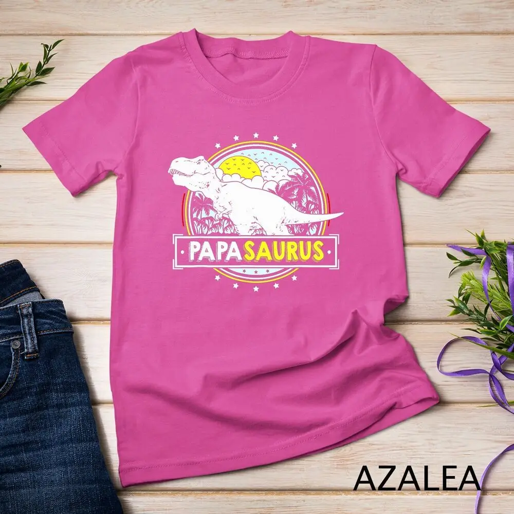 Mens PapaSaurus T Shirt Papa Gifts from Grandchildren Fathers Day Unisex T-shirt