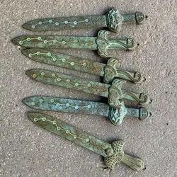 Rare Antique Bronze Cosmic power, mysterious strength, demon-driving and evil-repelling sword