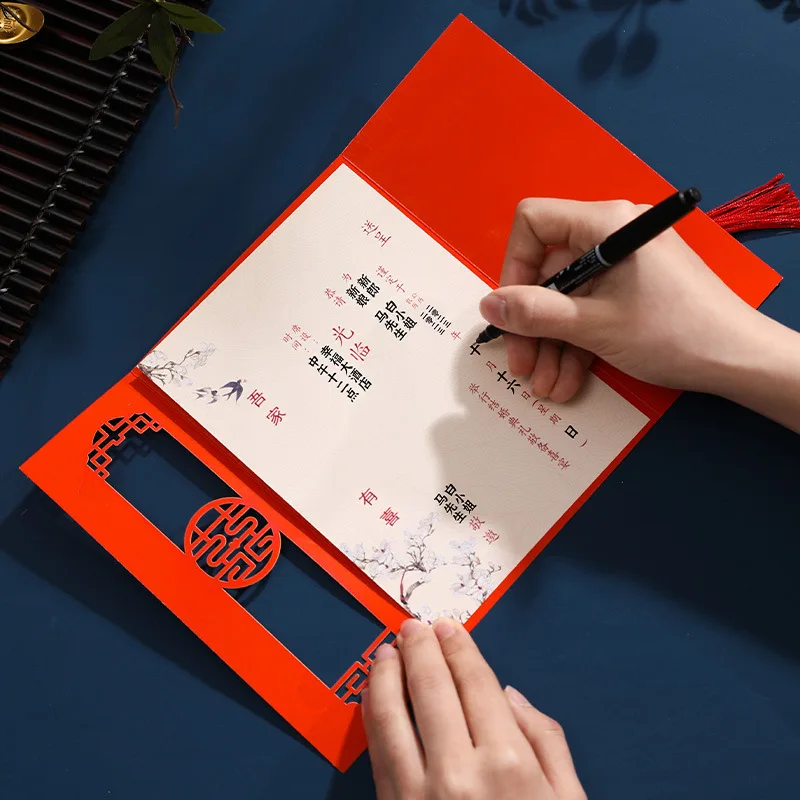 Customized.2025 Model Wedding Invitations and Announcements Wedding Invitation Advanced Hollow Invitation Card Marriage In