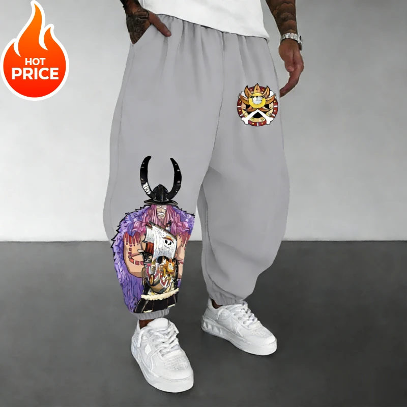 

Брюки унисекс Luffy Shanks 2026 One Piece в стиле Харадзюку, зимние спортивные, оверсайз, уличные, повседневные леггинсы, джоггеры