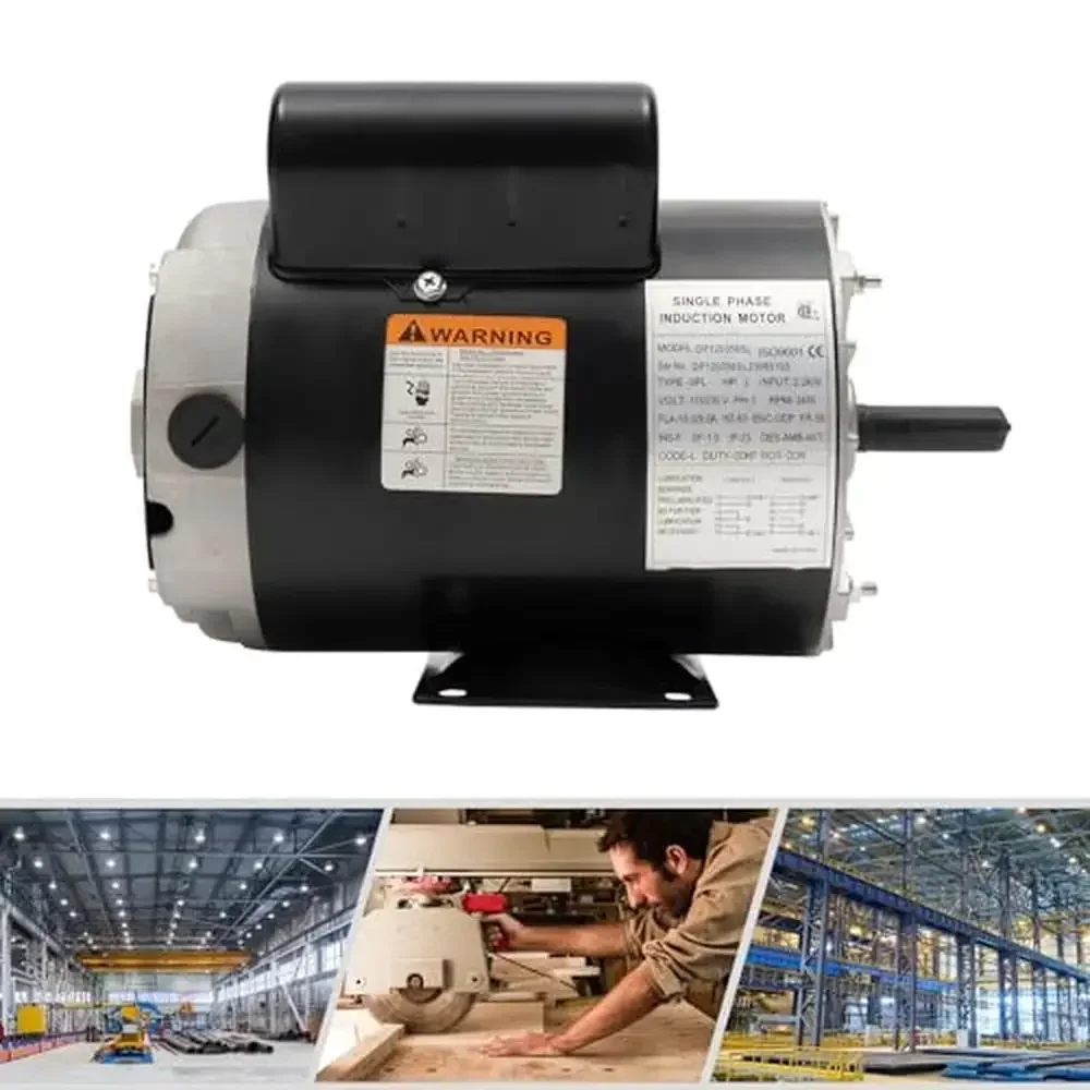 For High Power 3HP 3450rpm Electric Motor Air Compressor Single Phase AC Motor DP120356SL