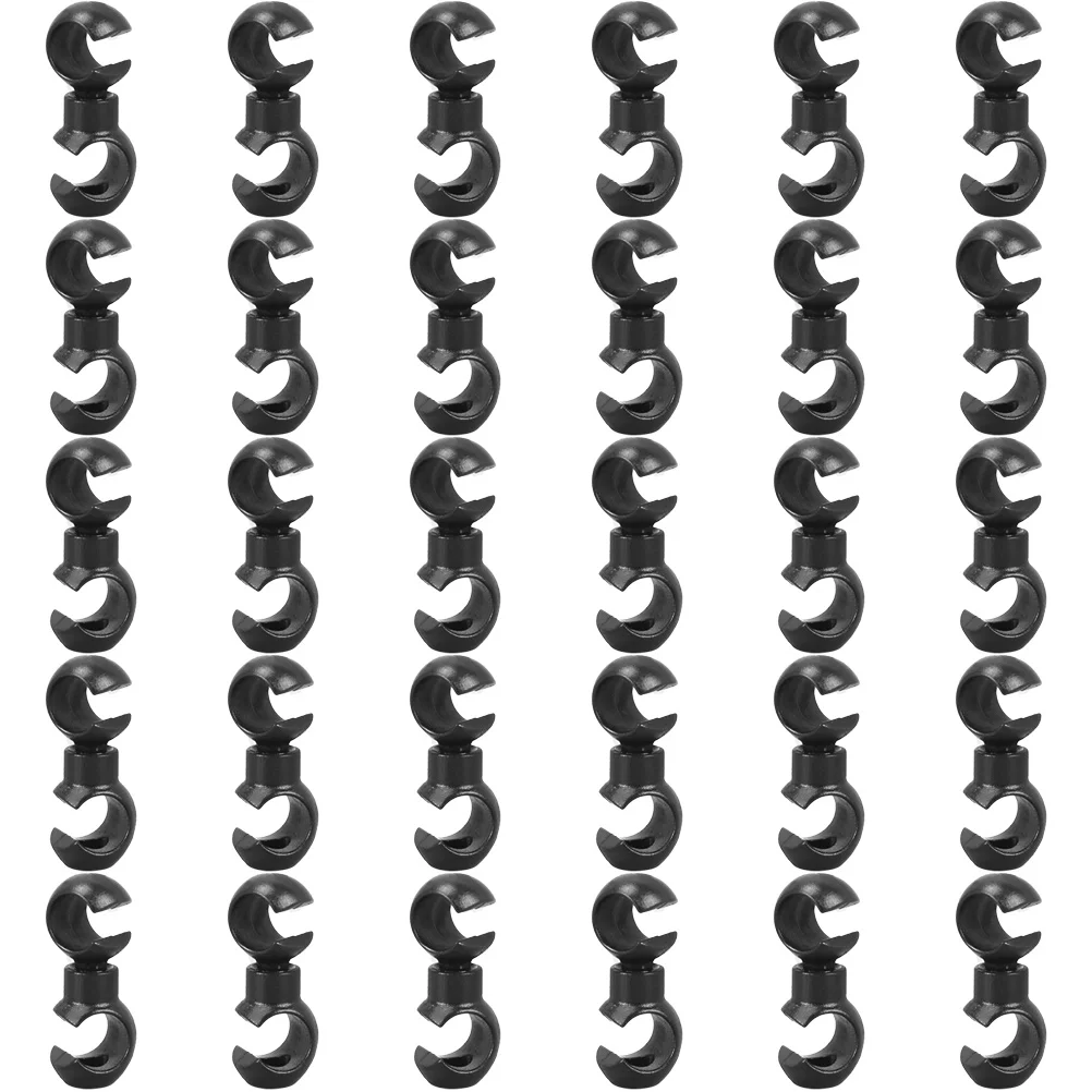 

30pcs Bike Cable Fixed Clips Plastic Accessories for Bicycle Brake Buckle Rotatable Line Organizer Storage Solution Bike Gear