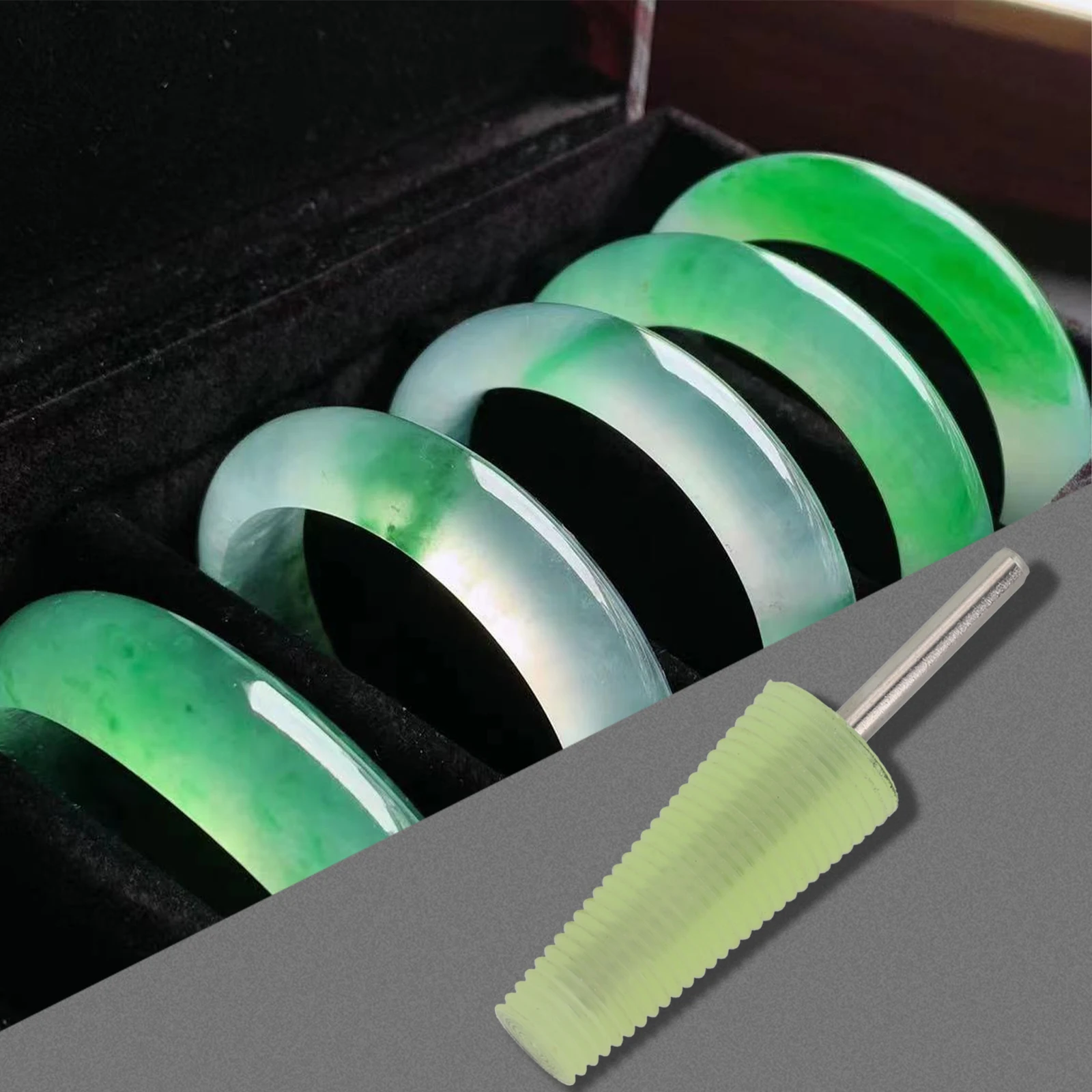 for agate Jade Ring Fixed Rod Polishing Tools Grinding Conical Sleeve Fixing Processing Tool Silicone Mandrel Inner Outside