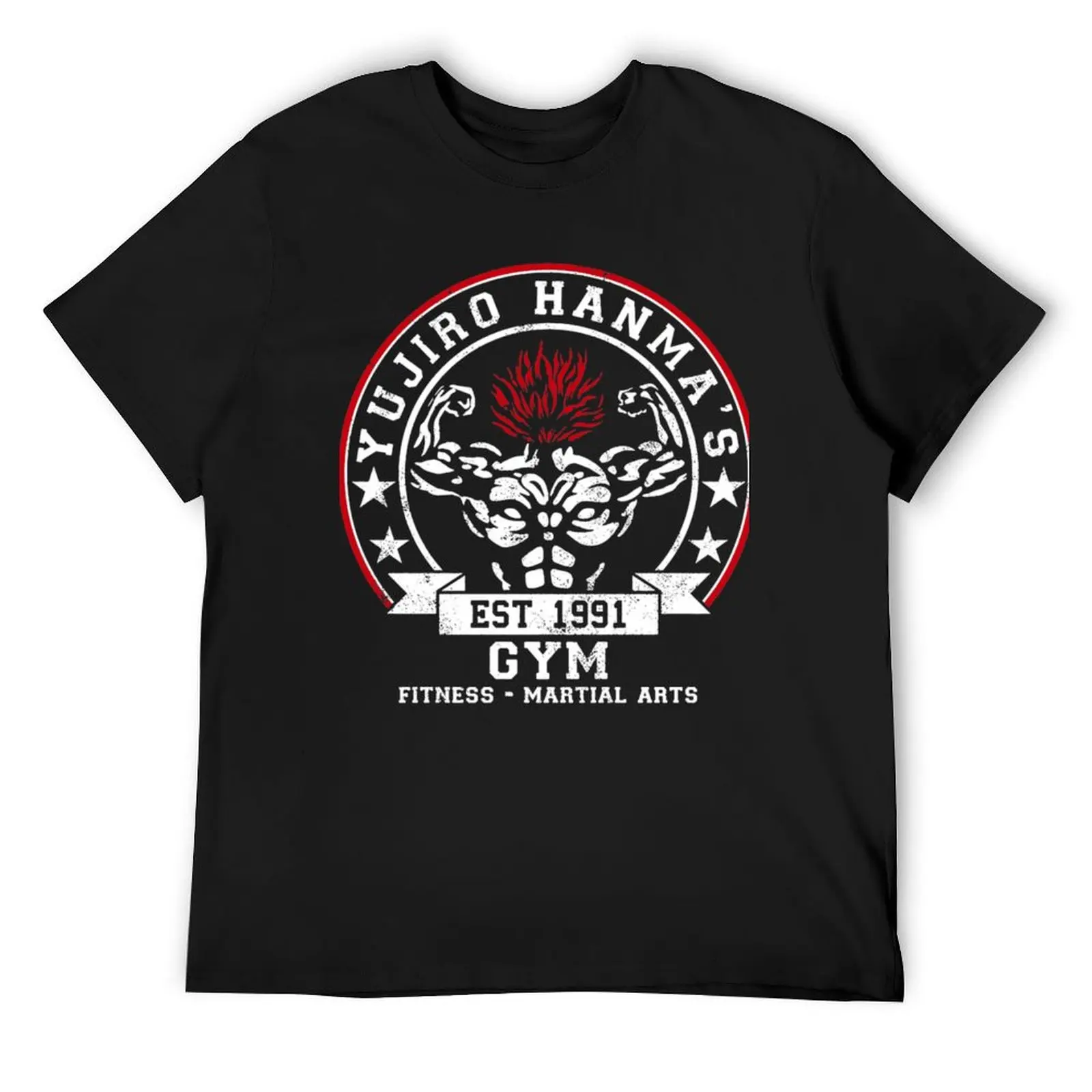 

Yujiro Hanma's Gym EST 1991 Fitness T-Shirt summer shirt funny meme t-shirts mens white t shirts