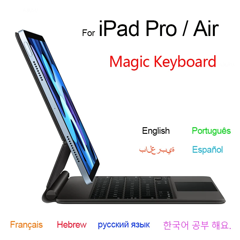 Magic Keyboard For iPad Pro 11 12.9 2021 2020 2018 Air 4 5 10.9 10th Gen 2022 Wireless Bluetooth keyboard Protective Cover Case